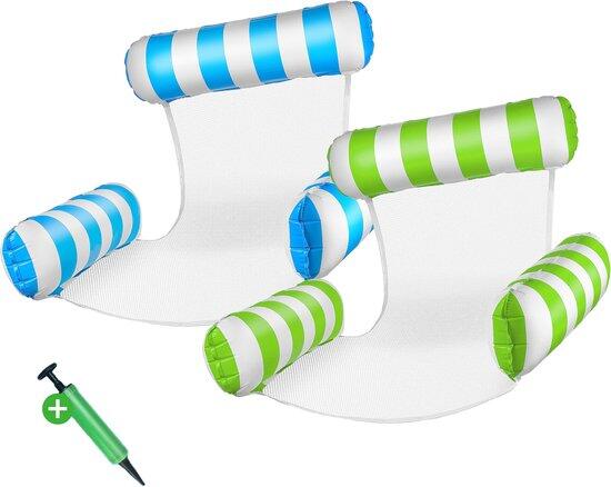 Amaca galleggiante – set 2 – adulti – blu