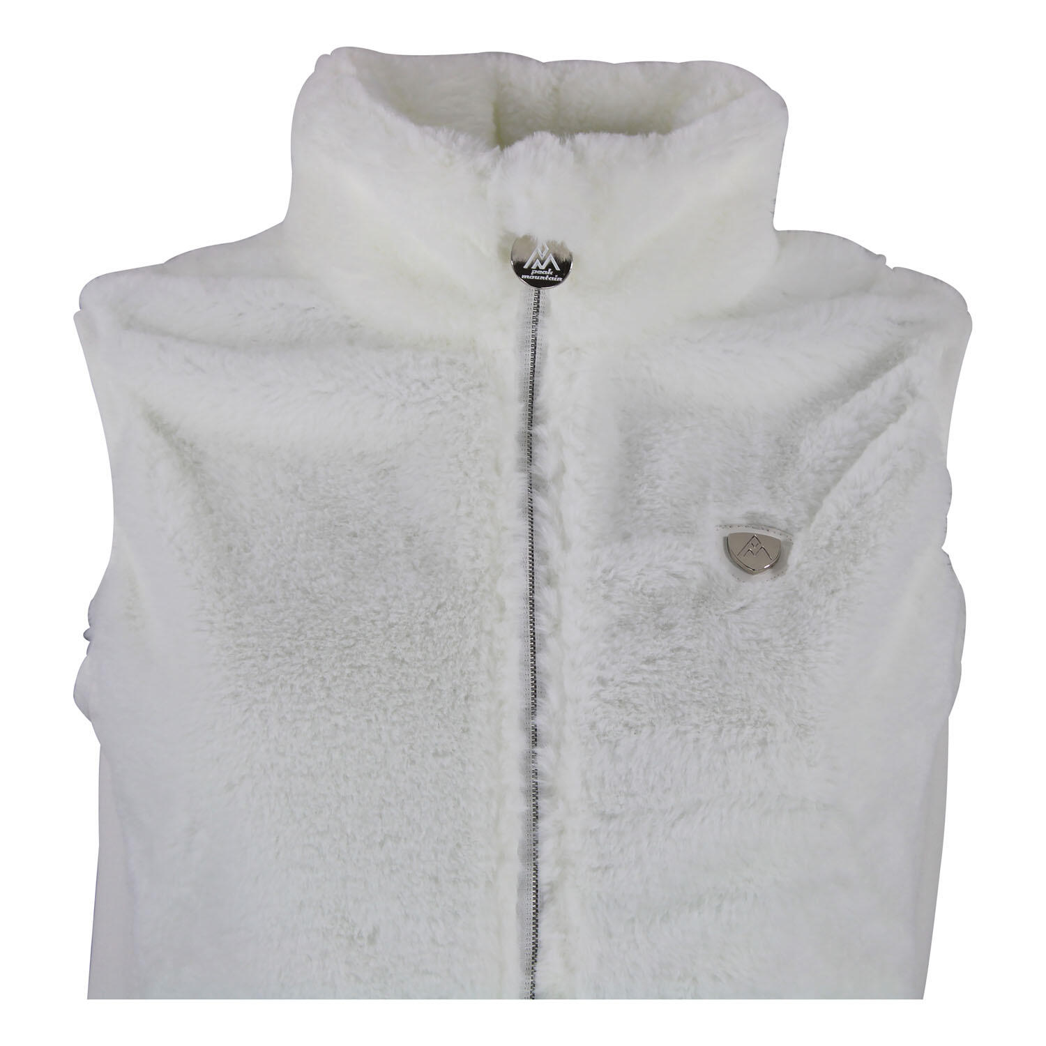 Veste sans manche fausse fourrure femme Peak Mountain Avril 4/4