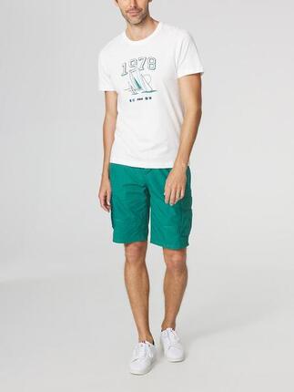 T-shirt homme HERVETEE 1973 - manches courtes, col rond, bleu marine