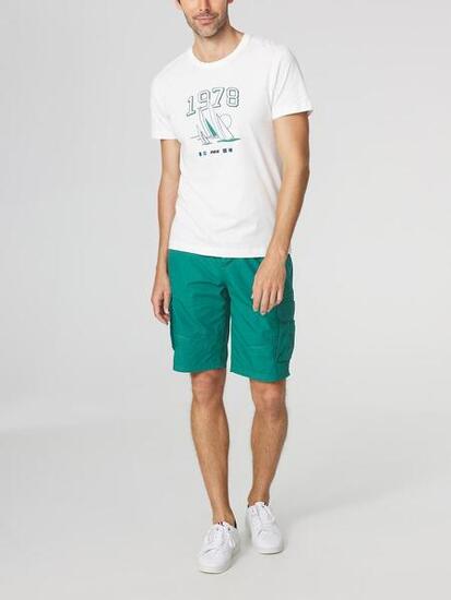 T-shirt homme HERVETEE Arctique 100% coton, col rond, manches courtes