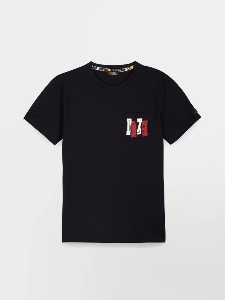T-shirt manches courtes homme HADISTEE - marine 4/5