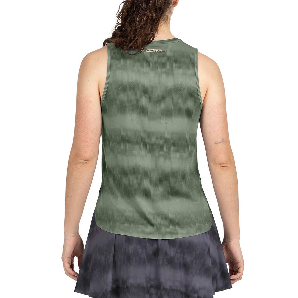 CAMISETA S/MANGAS BULLPADEL PARNAV 015 KAKI MUJER XS 4/4