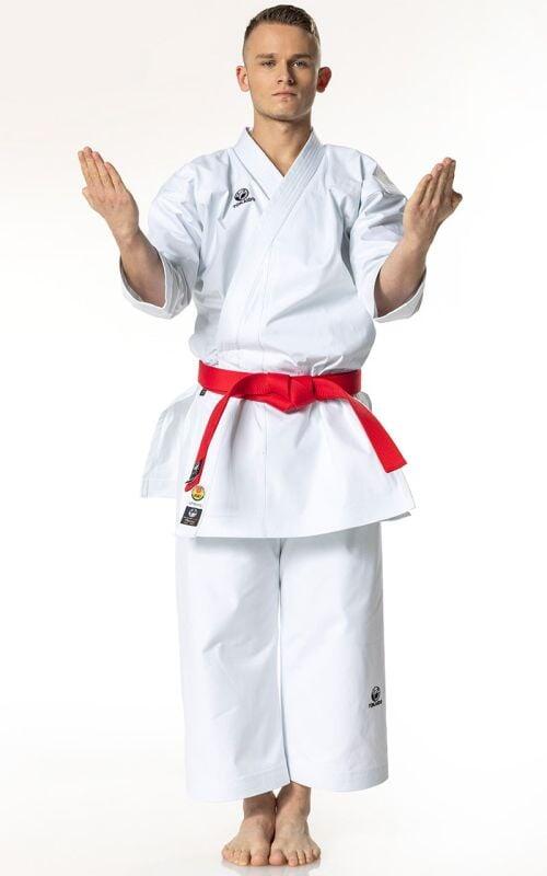 Kimono TOKAIDO Kata Master Athletic Alb aprobat WUKF