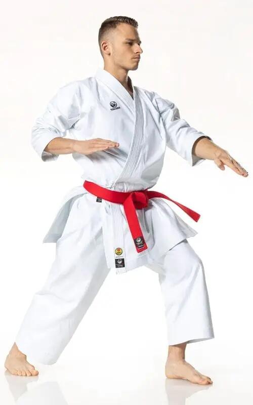 Kimono TOKAIDO Kata Master Athletic Alb aprobat WUKF 2/7