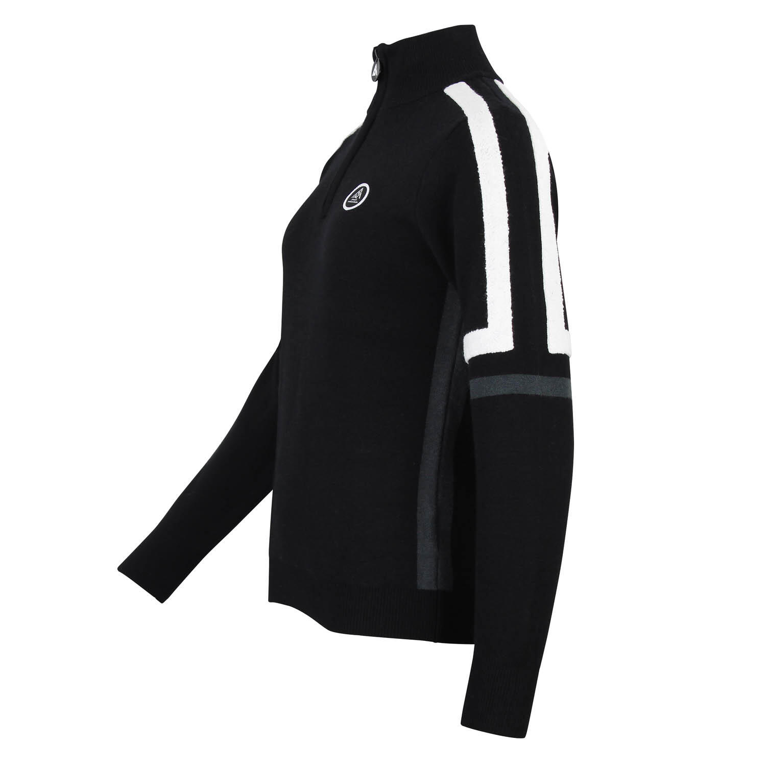 Pull col roulé 1/2 zip femme Peak Mountain Asta 3/4