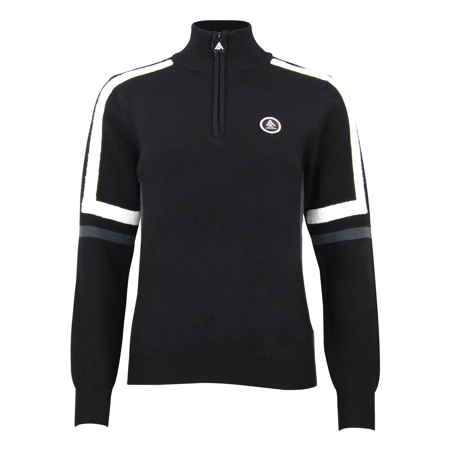 PEAK MOUNTAIN Women's 1/2 zip roll neck jumper Peak Mountain Asta