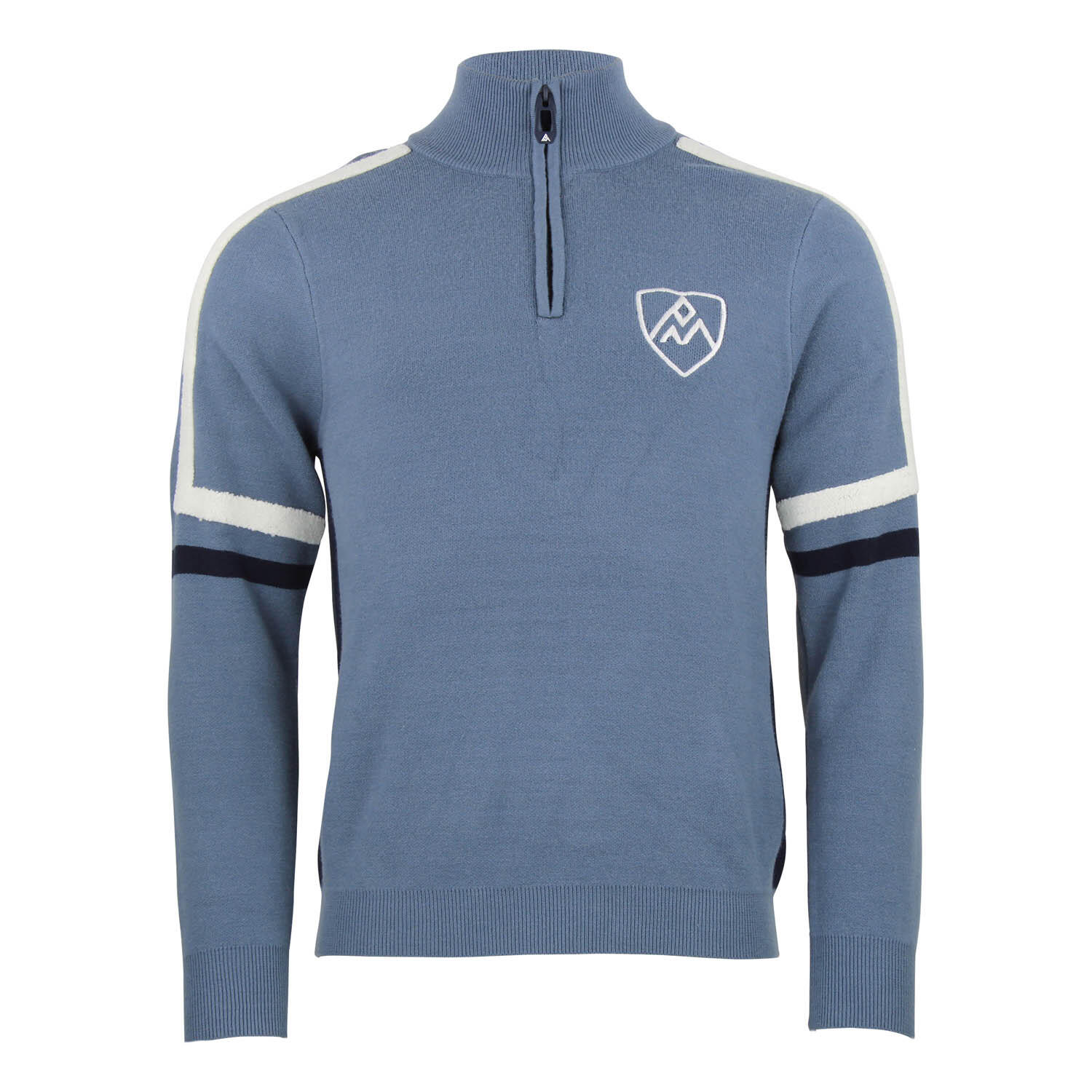 Peak Mountain - Pull Col Roulé 1/2 Zip Peak Mountain Casta - Pull - Bleu - Decathlon