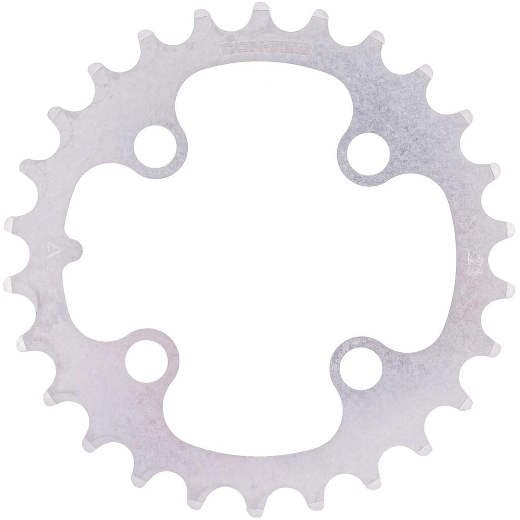 CONTEC c.drive chainring, 26T, 64 mm, silver.