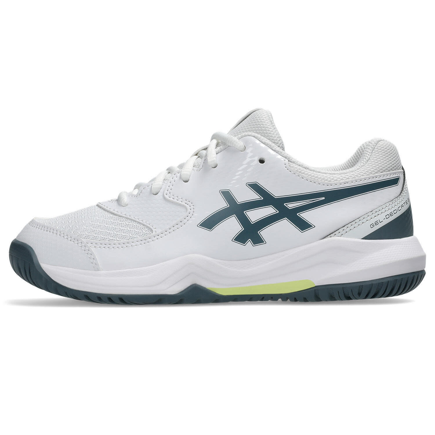 Tenis E Padel Crianças - ASICS Gel-Dedicate 8 GS - White/Iron 6/7