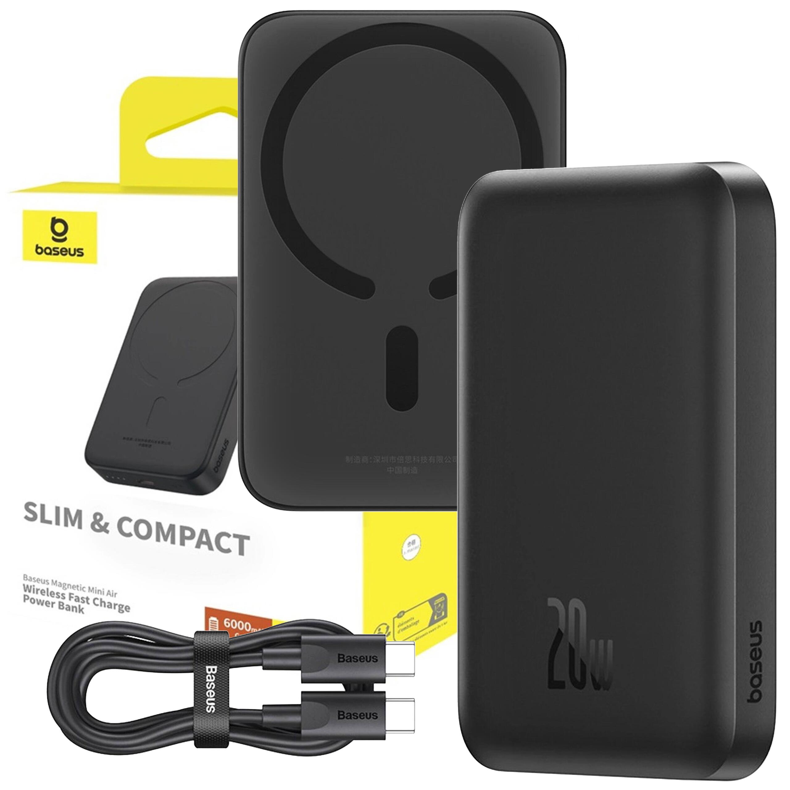 BASEUS Indukční Powerbanka 6000mAh 20W