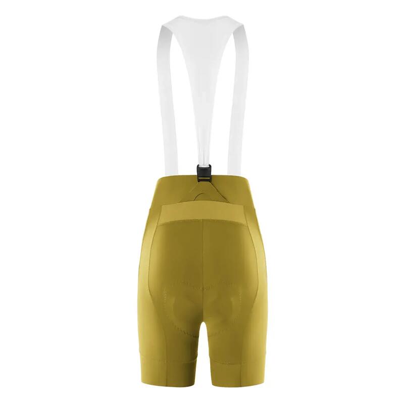 Pantaloni scurți de ciclism damă cu bretele și închidere magnetică M
