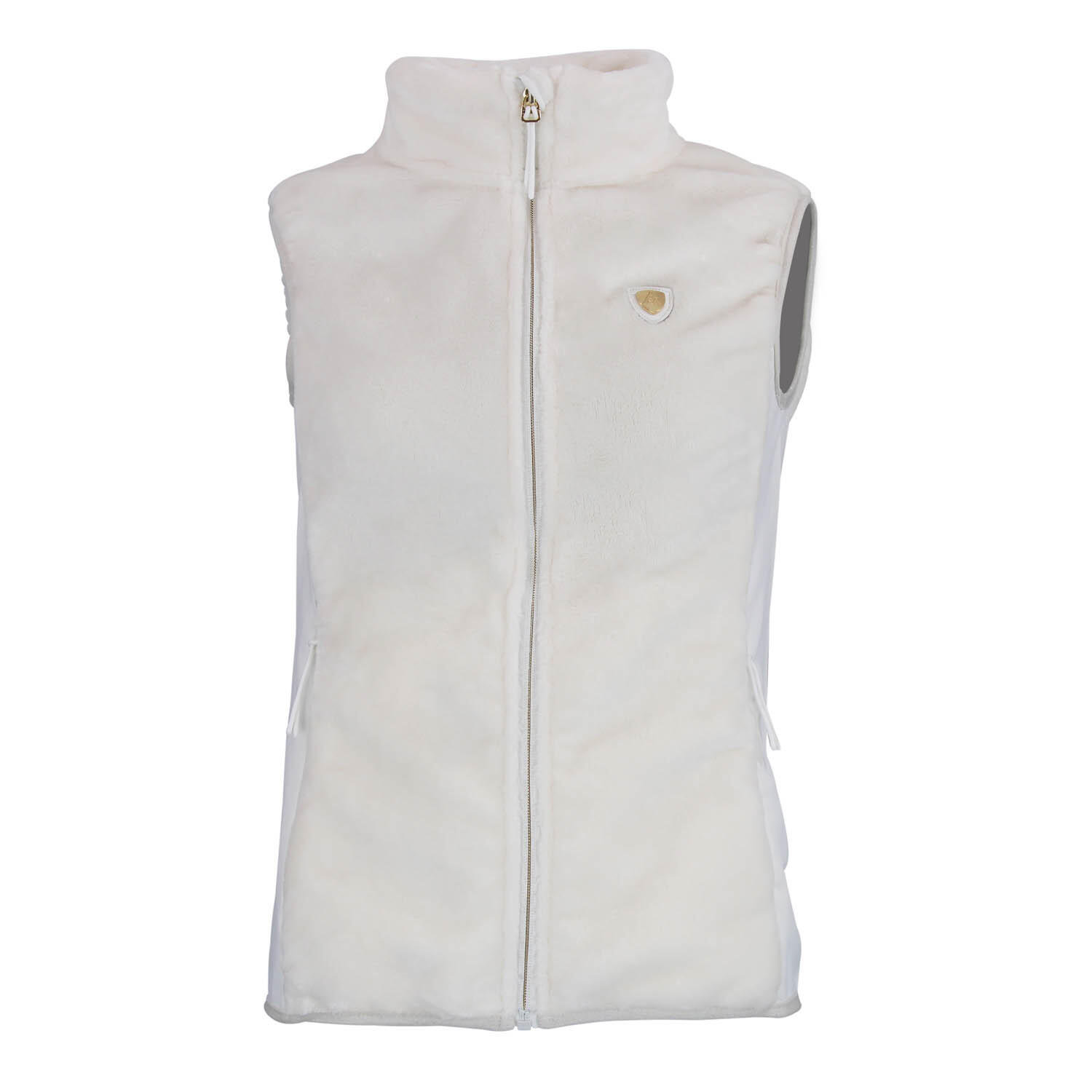 Peak Mountain - Polaire Sans Manches Femme Peak Mountain Ajune - Polaire - Beige|blanc - Decathlon