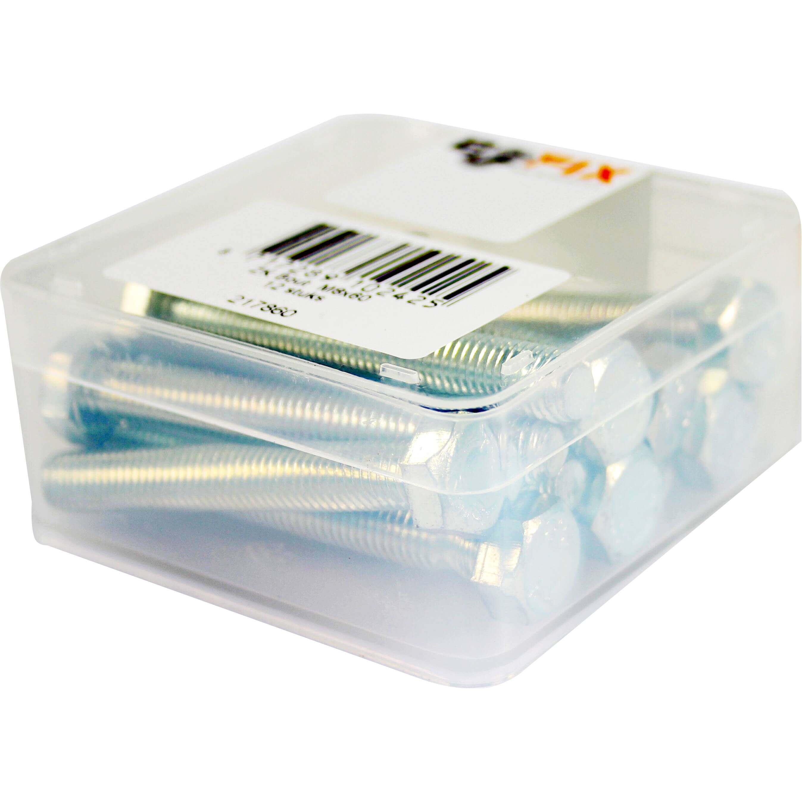 Bofix - Bofix Box A 12 Boulons Hexagon M8x60 - Bidon Porte-outils - Gris - Decathlon