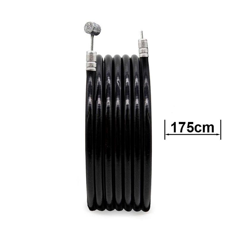 Camisa y cable de freno negro 1,75m 2/3