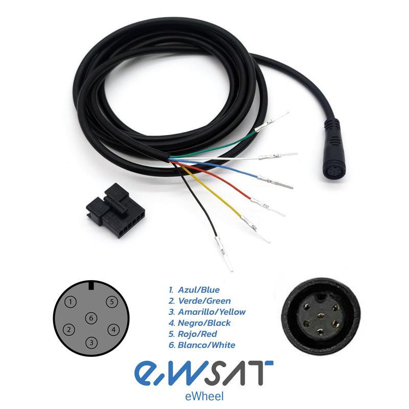 Cable bus display/controladora Waterproof 8mm a SM - 1/1 1,45M 2/5