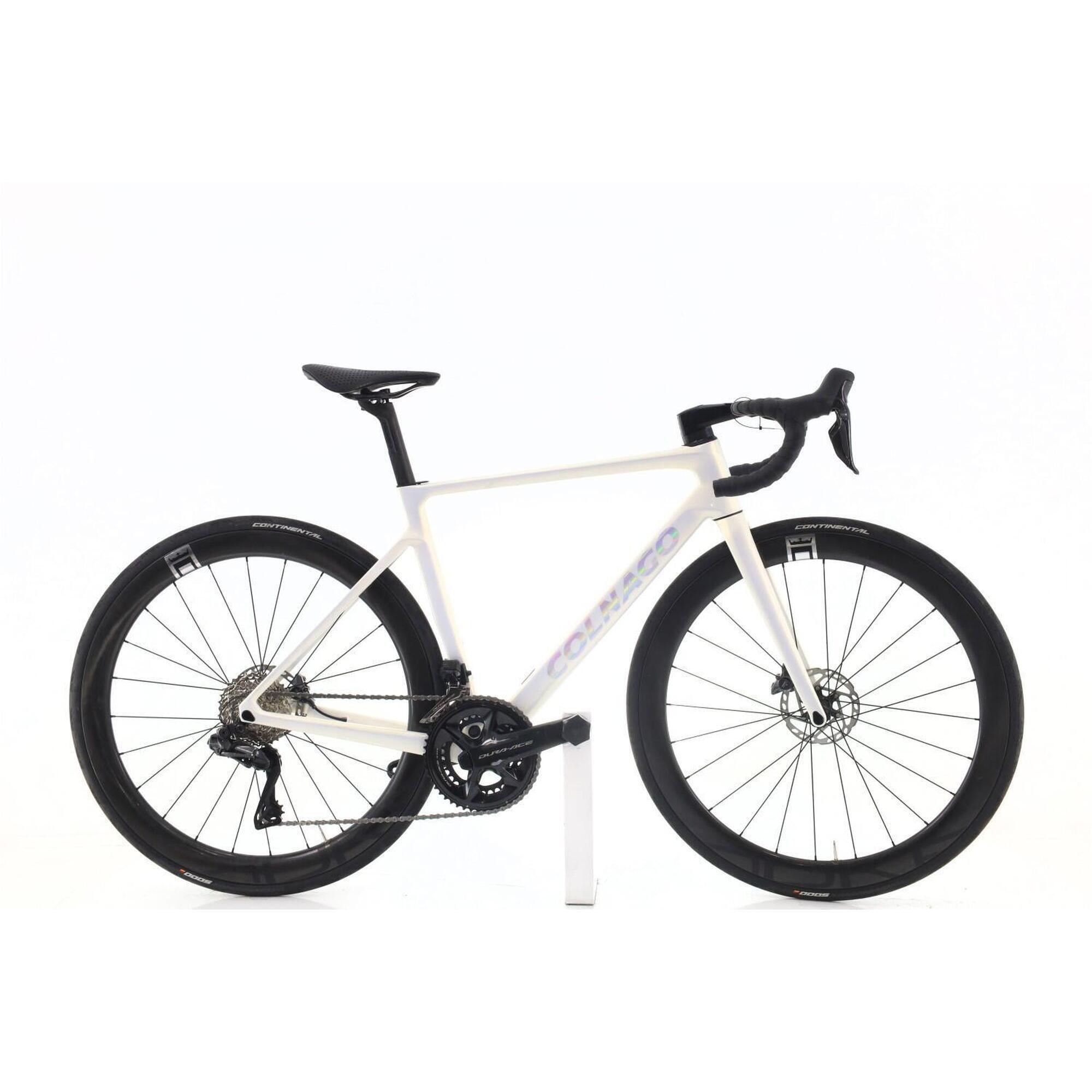 Colnago - Vélo De Route Reconditionné · Colnago V4rs Di2 12v · Très Bon État - Vélo Route - Blanc - 54 - Decathlon