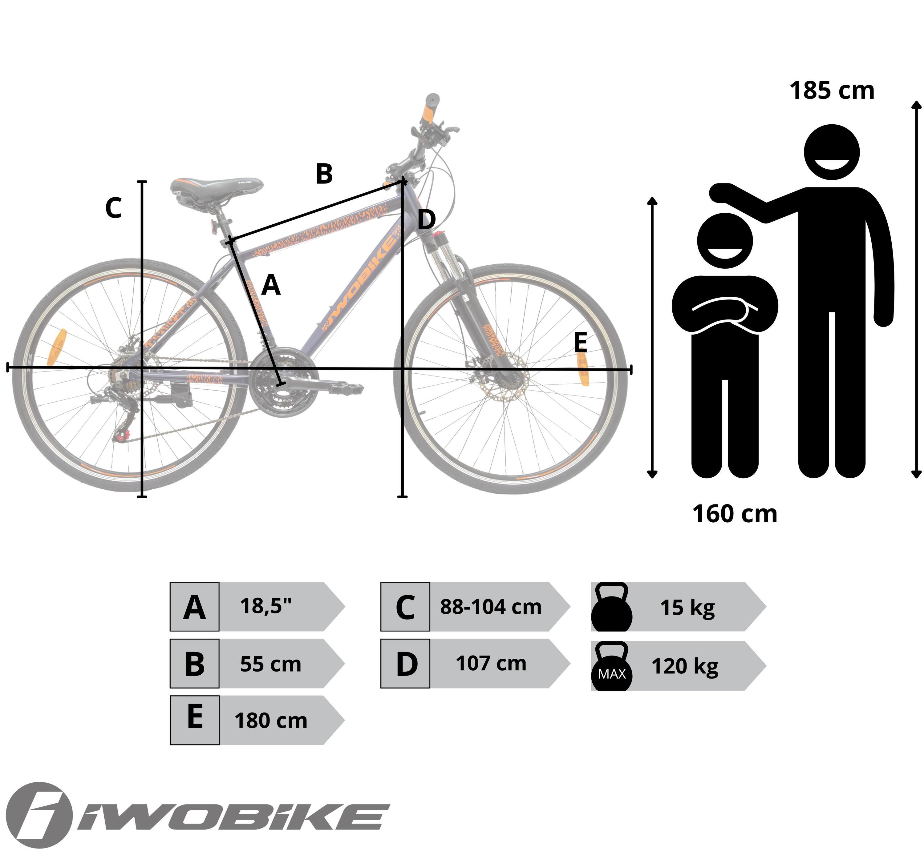 Rower Crossowy Galaxy Koła 28" 2/5