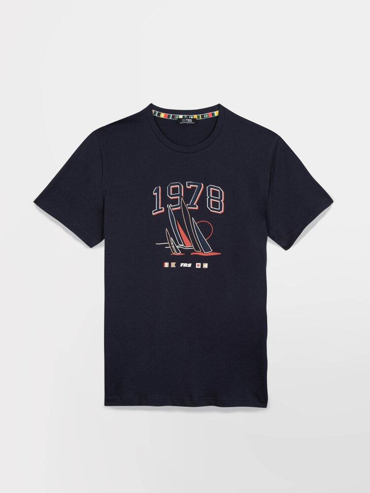 T-shirt manches courtes homme HERVETEE - Navy 2/4