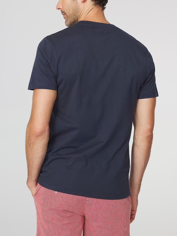 T-shirt manches courtes homme HERVETEE - Navy 4/4