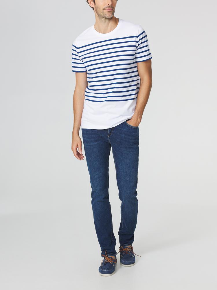 T-shirt manches courtes homme GOVINTEE - Encre 1/5