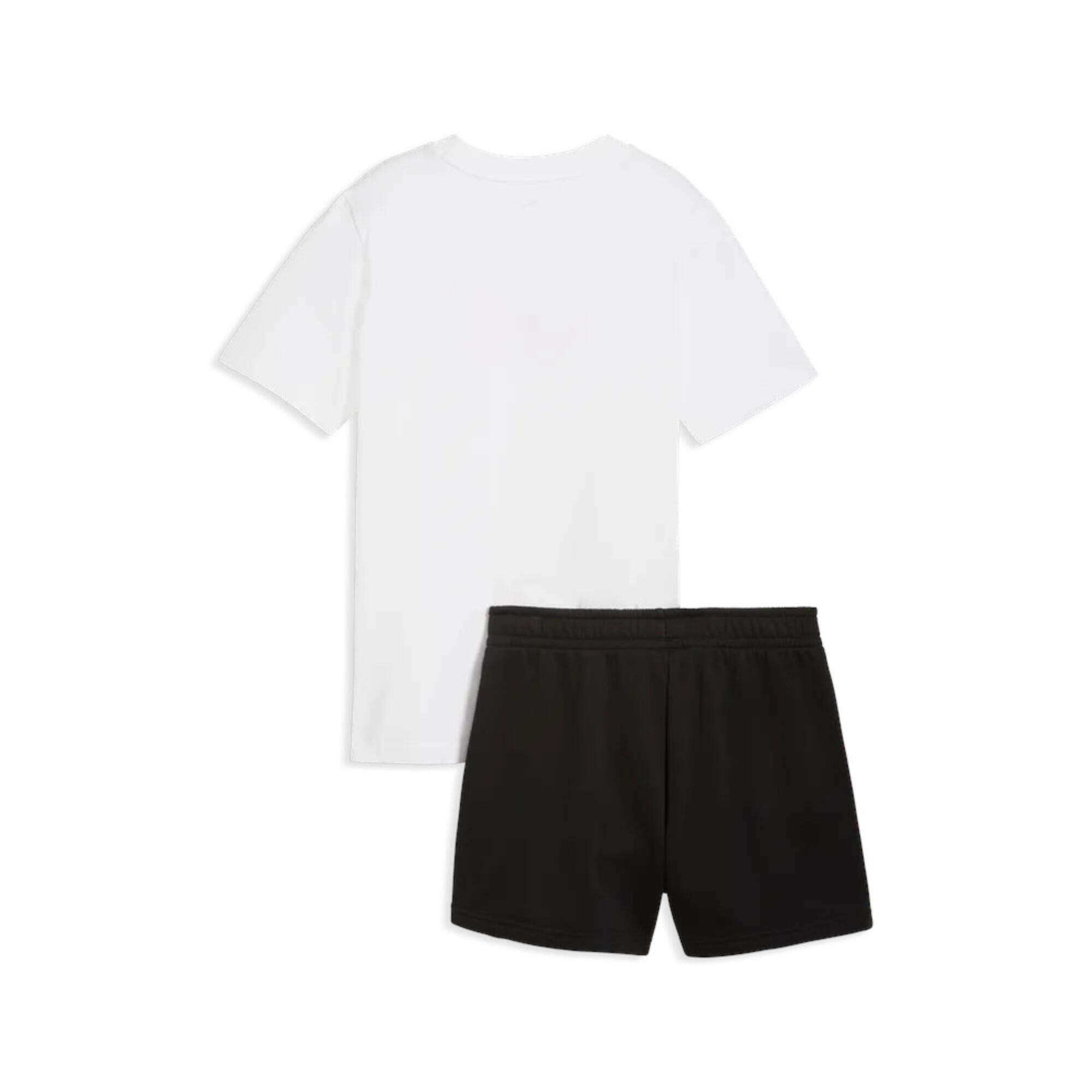 Essentials No.1 Logo T-Shirt und Shorts Set Mädchen PUMA 6/6