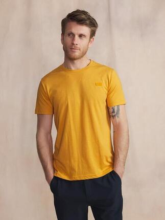 T-shirt homme PIERETEE manches courtes blanc, col rond, 60% coton 40% polyester