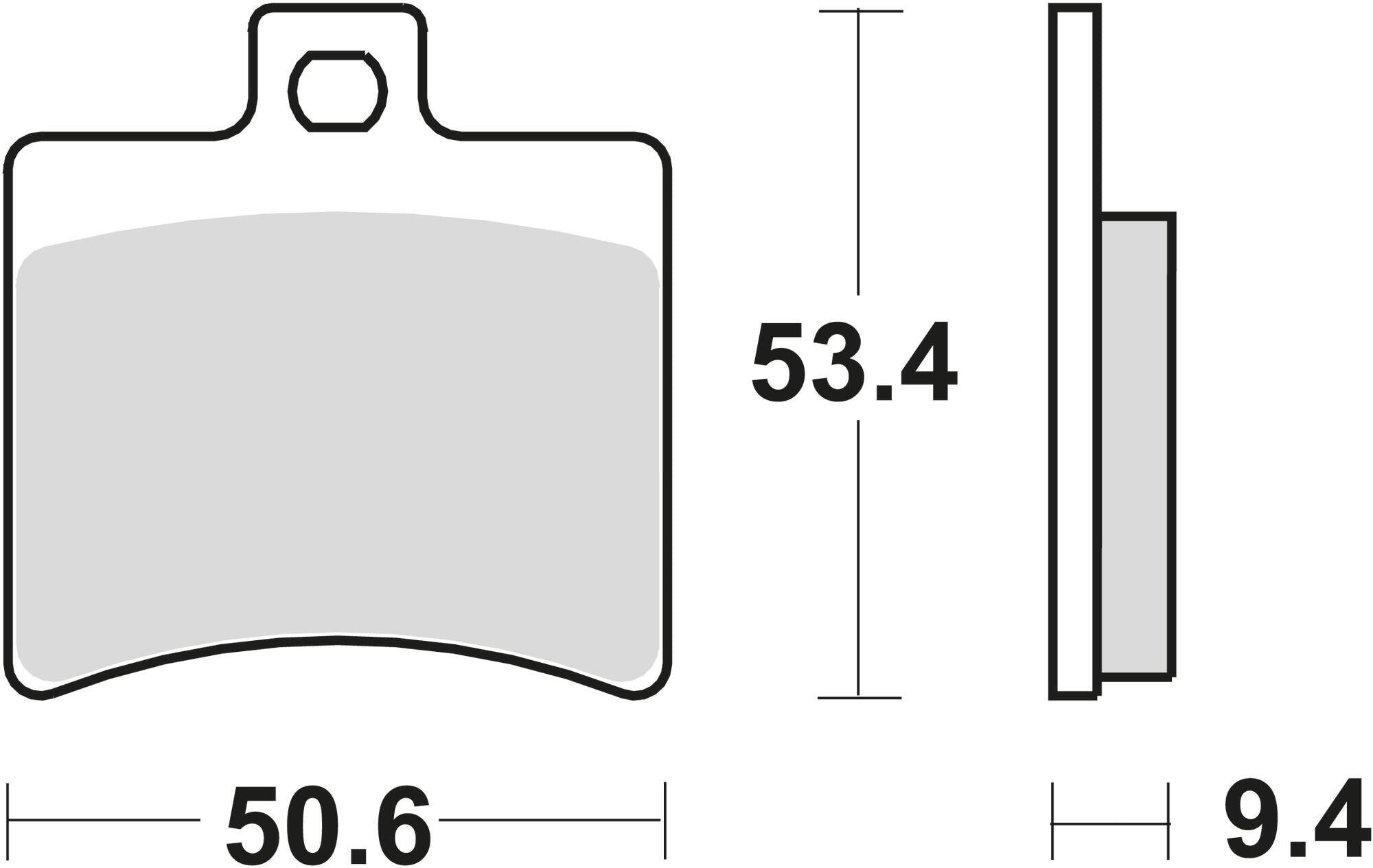 TRW MCB 710 plăcuţe frână sinterizate SRM