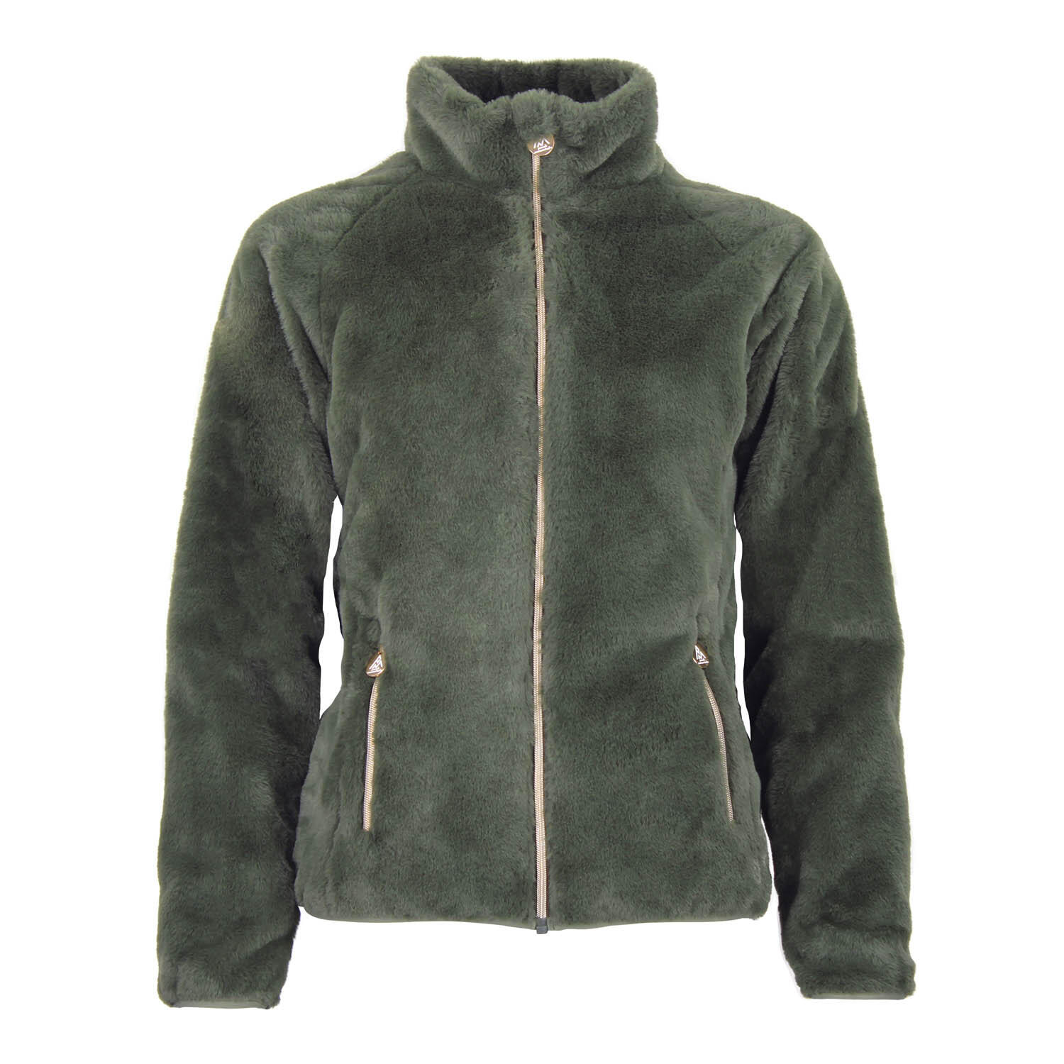 Peak Mountain - Blouson Polaire Fausse Fourrure Femme Peak Mountain Arendel - Blouson - Vert - Decathlon