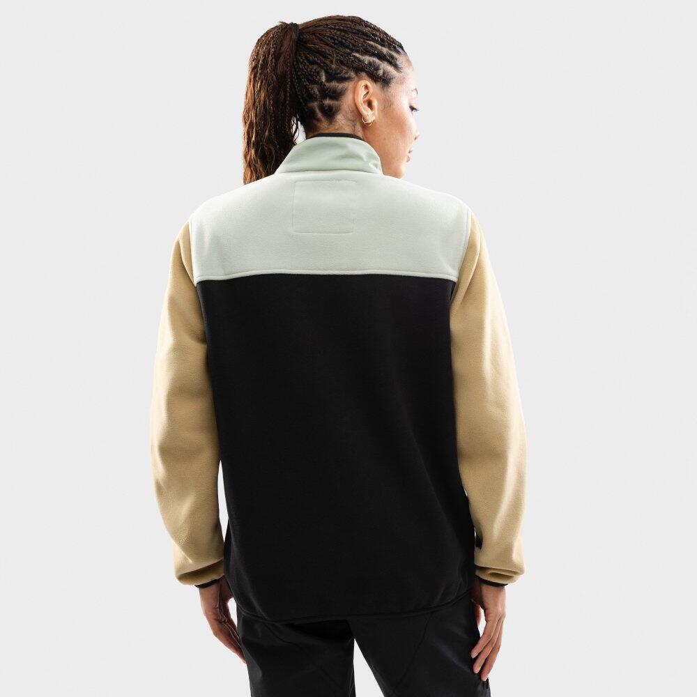 Pull polaire demi-zip femme Vinicunca-W Olive Green Vert 6/7