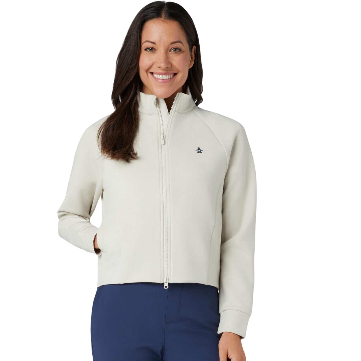 ORIGINAL PENGUIN Original Penguin Full-Zip Textured Knit Jacket, Damenjacke