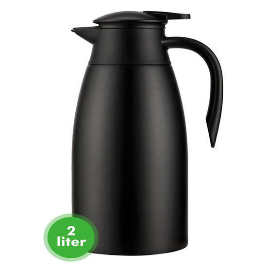 Bouteille isotherme Thermos – 2 litres – Noire