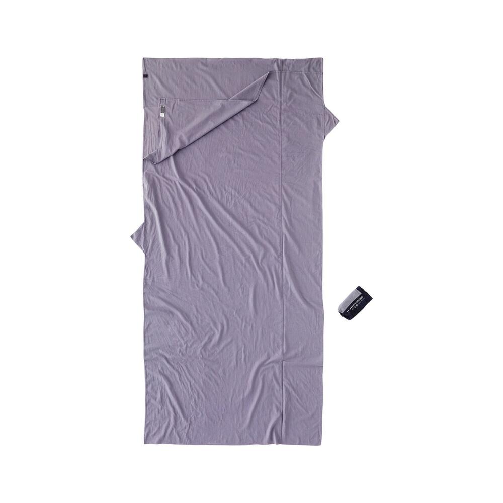 Cocoon - Cocoon Travelsheet Xl Insect Shield Coton Égyptien Gris - Drap De Sac De Couchage - Marron|vert - Decathlon