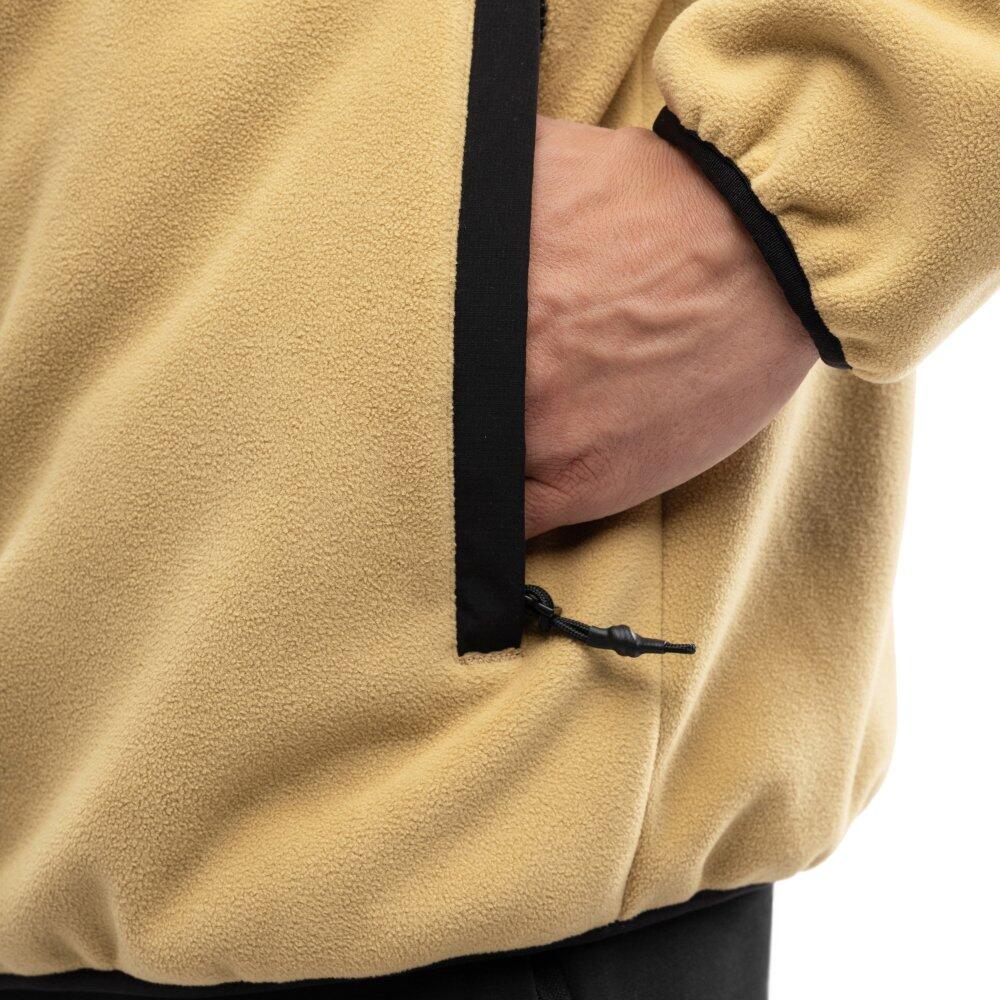 Camisola polar grossa com meio fecho para homem Desportos de inverno Yari Beige 5/8