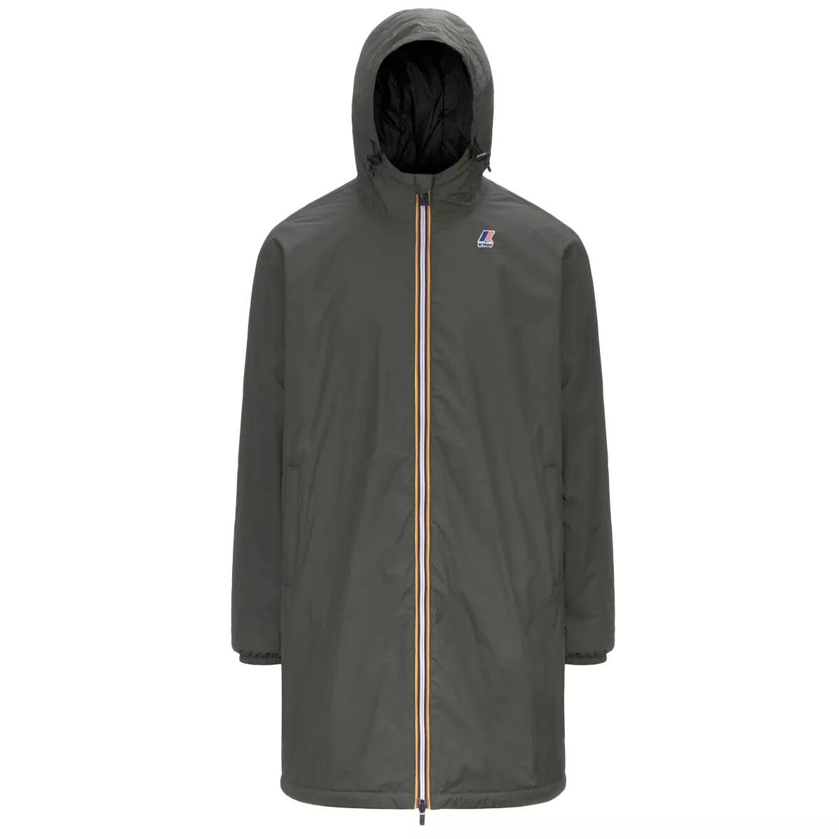 K-Way Parka Com Capuz Forrado Le Vrai 4.0 Eiffel East Warm Verde da Decathlon