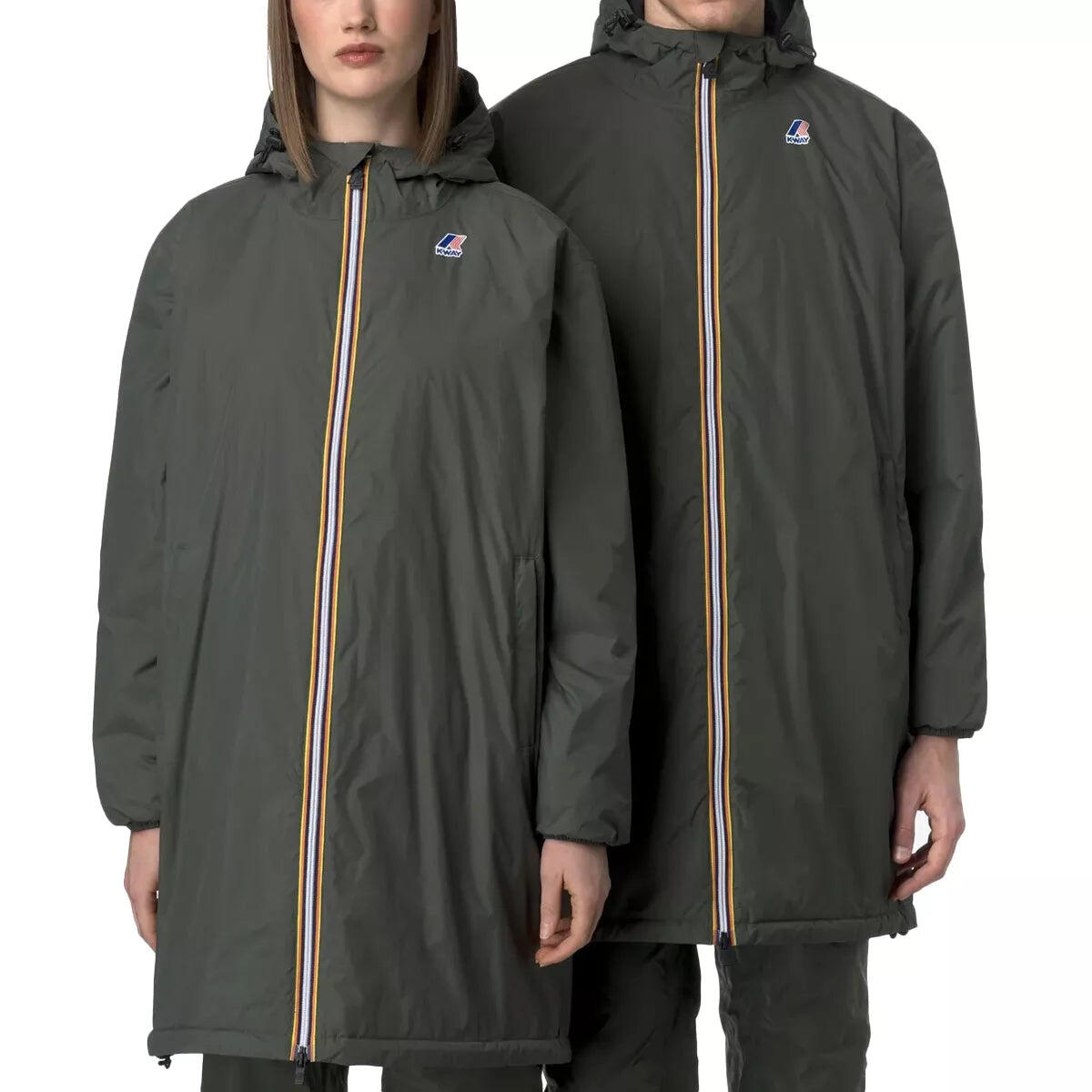 Parka con Cappuccio Imbottito K-Way Le Vrai 4.0 Eiffel East Warm Kway 6/6