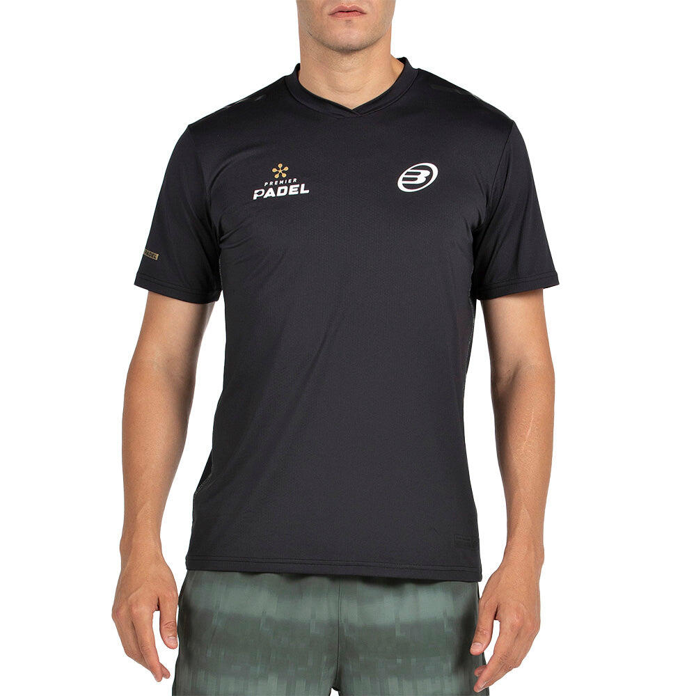 Bullpadel - T-shirt Bullpadel Perico - Polo Manches Courtes - Noir - Decathlon