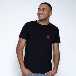 T-shirt Noir Toulousain Coton Bio pour Homme