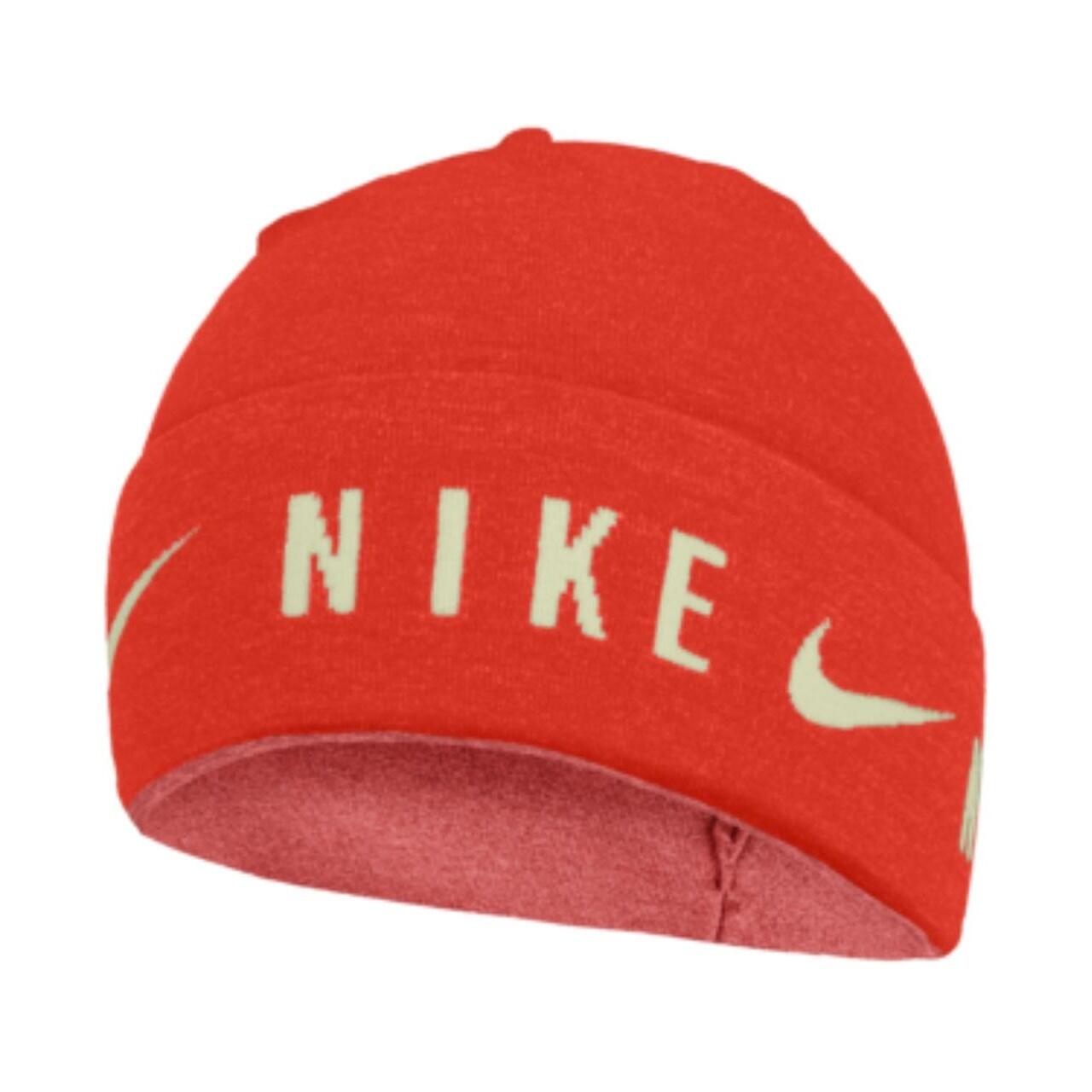 NIKE U Knitted DriFIT Cuffed Beanie (Red)
