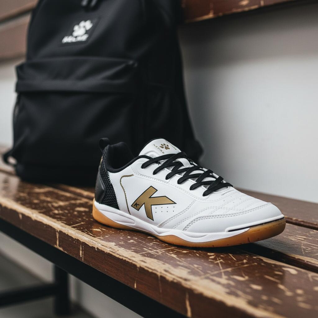 Kelme Zapatillas De Fútbol Sala Goleiro Blanco Negro Unisex 7/7