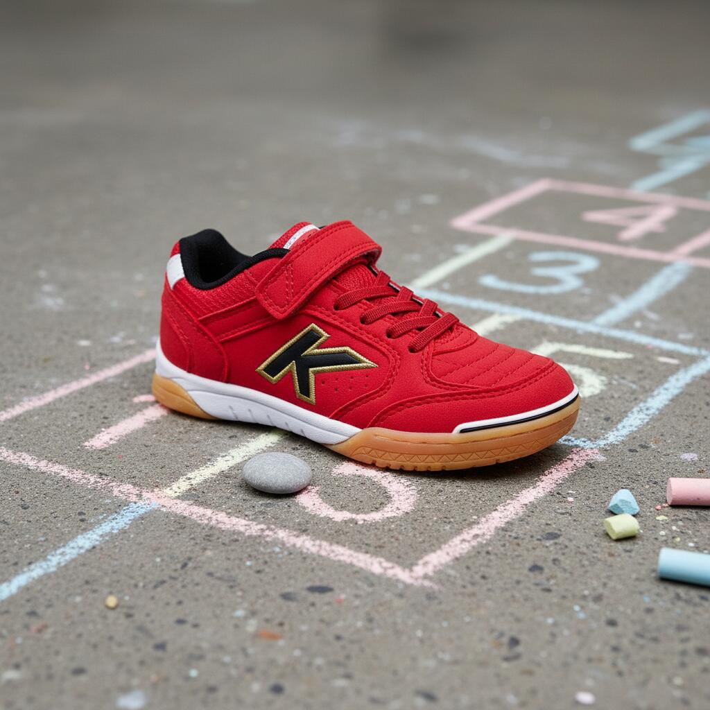 Kelme Zapatillas De Fútbol Sala De Niño Precision Elastic Rojo Unisex Kids 3/7
