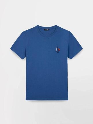 T-shirt manches courtes homme SELSOTEE Arctique - coupe ajustée, col rond