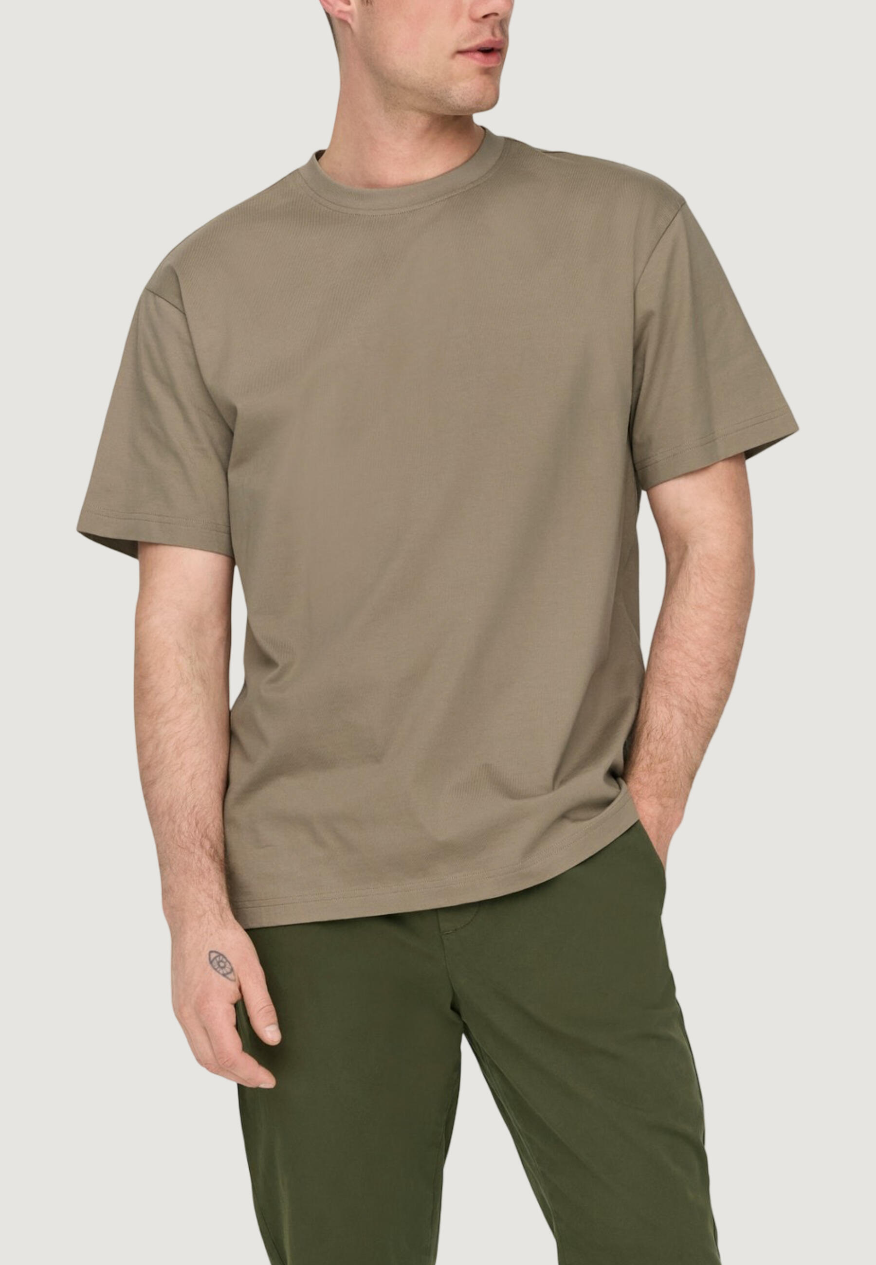 T-shirt Crop Top Onsfred Life Rlx Ss Tee Noos HOMEM 2/4