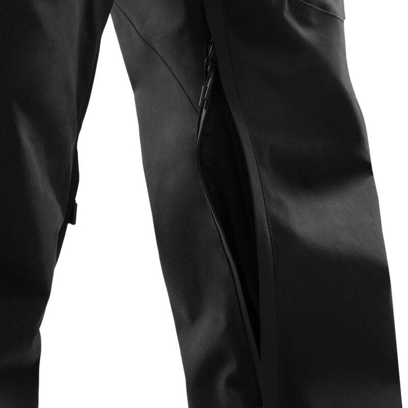 Pantaloni de snowboard hardshell pentru bărbați P5 Aino Black Negru