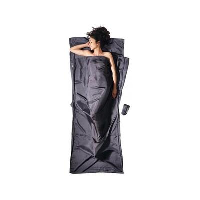 Cocoon travelsheet 100% zijde insect shield - rhino grijs