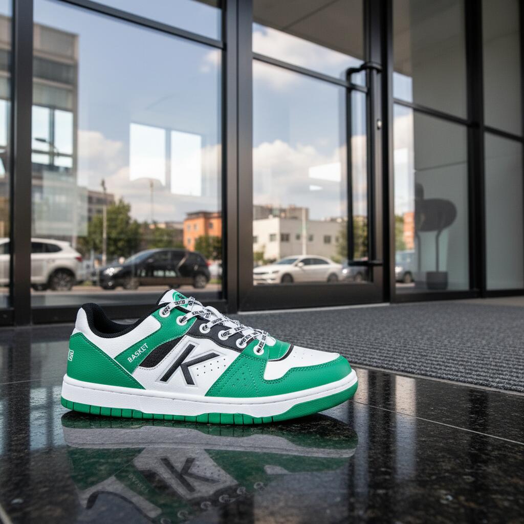 Kelme Zapatillas Casual Retrobasket 2.0 Verde Unisex 4/7