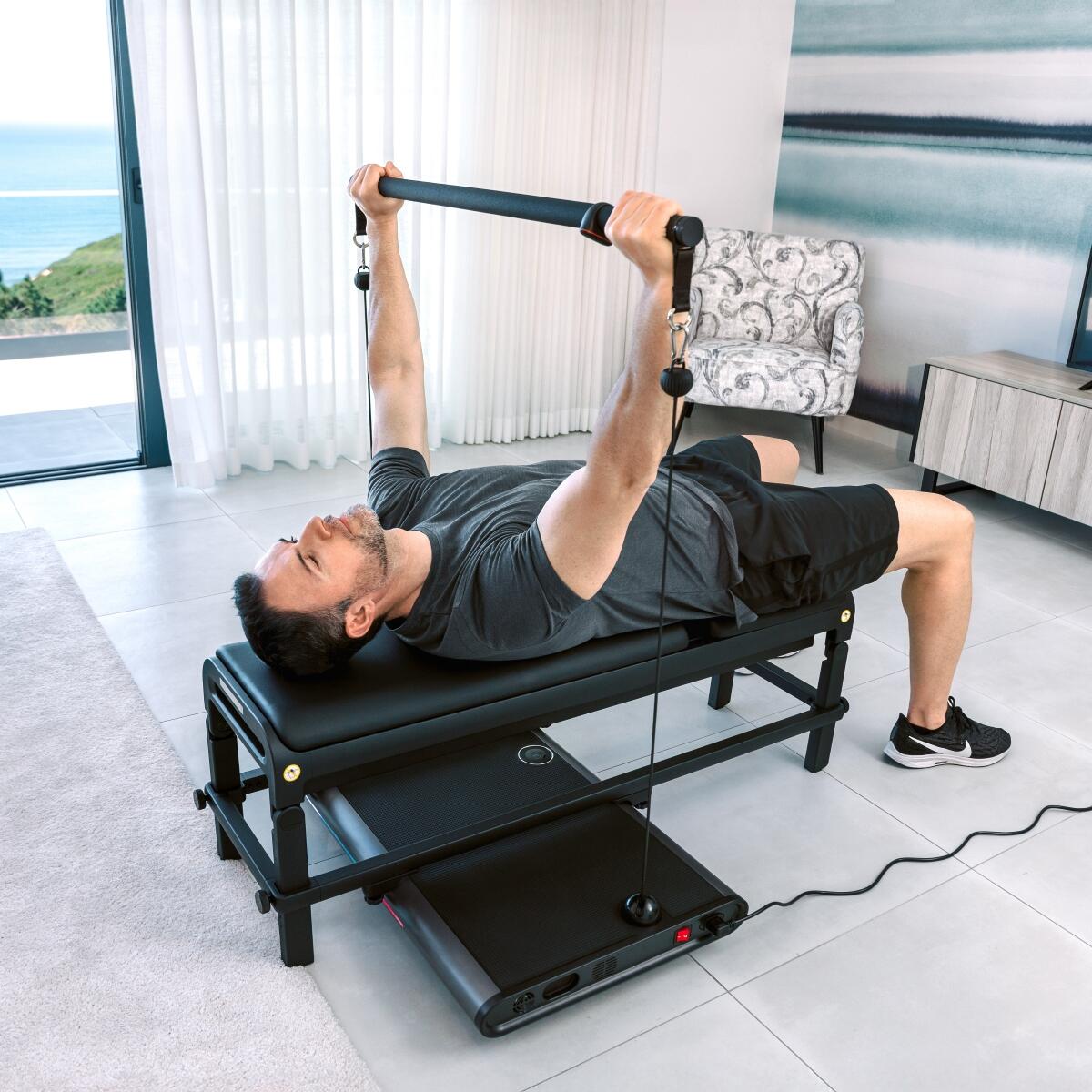 Flow Fitness Perform G1i avec Perform Fitnessbank - Smart Home Gym 5/7