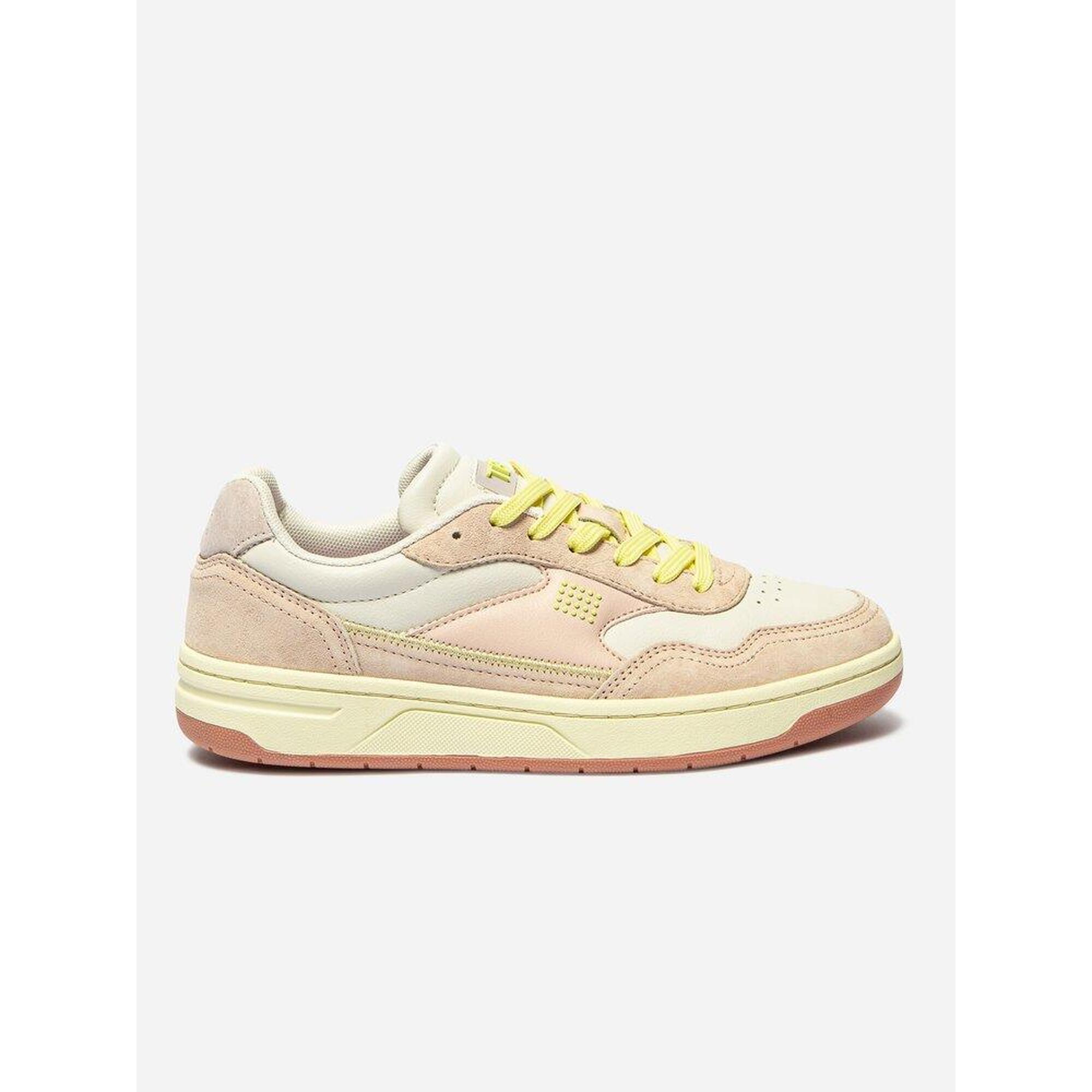 Tbs - 1973 Baskets Femme Almeria Multico Nude Talon 20 Mm - Baskets - Beige|rose - Decathlon