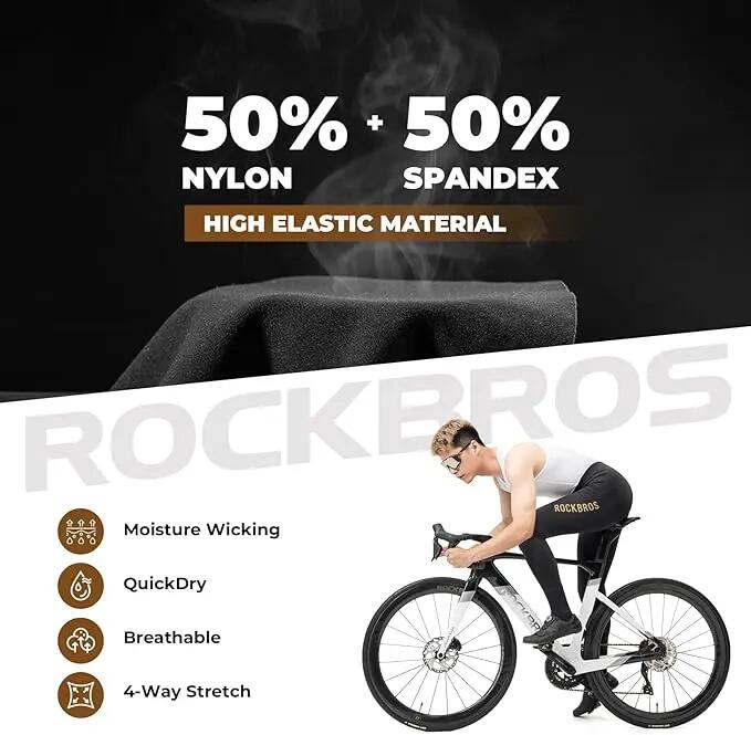 ROCKBROS Pantaloni lungi cu bretele pentru bărbați, L. 3/6