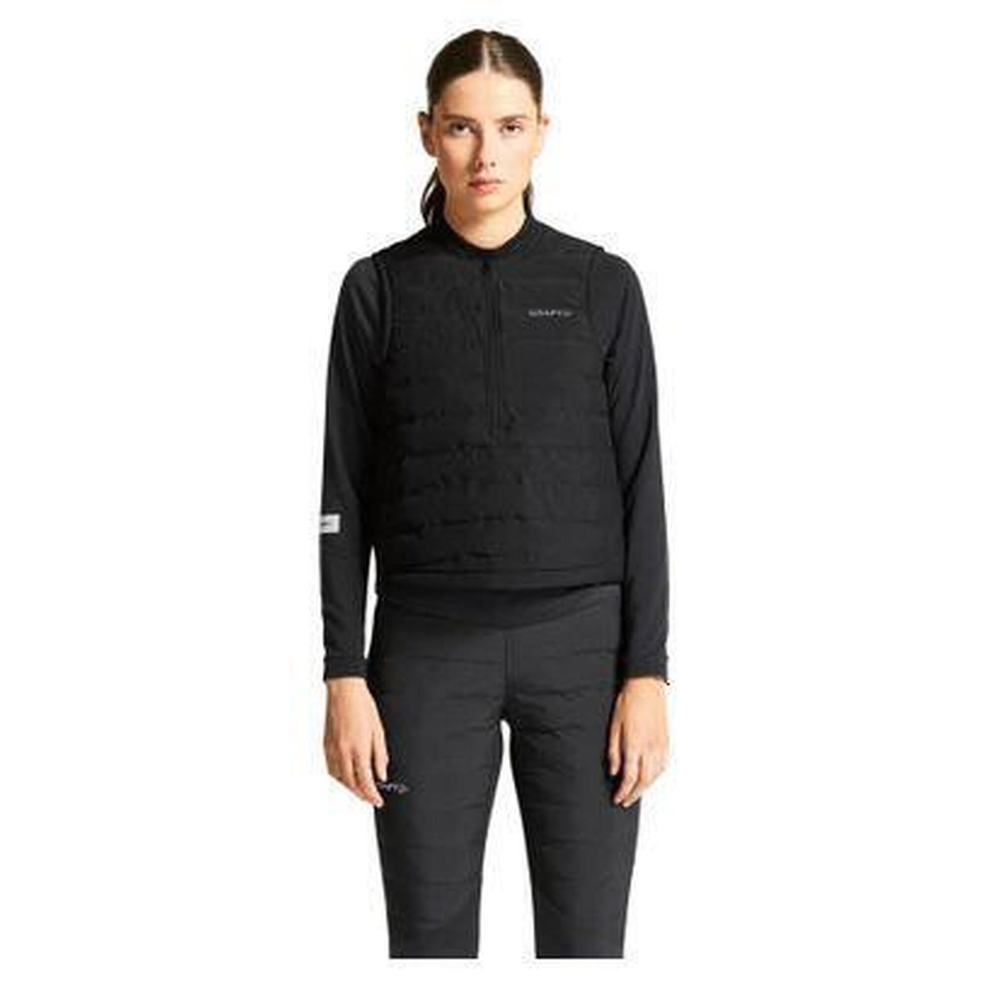 Craft - Gilet 1/2 Zip Sans Manches Craft Subz Noir Femme - Doudoune Synthétique - Noir - Decathlon