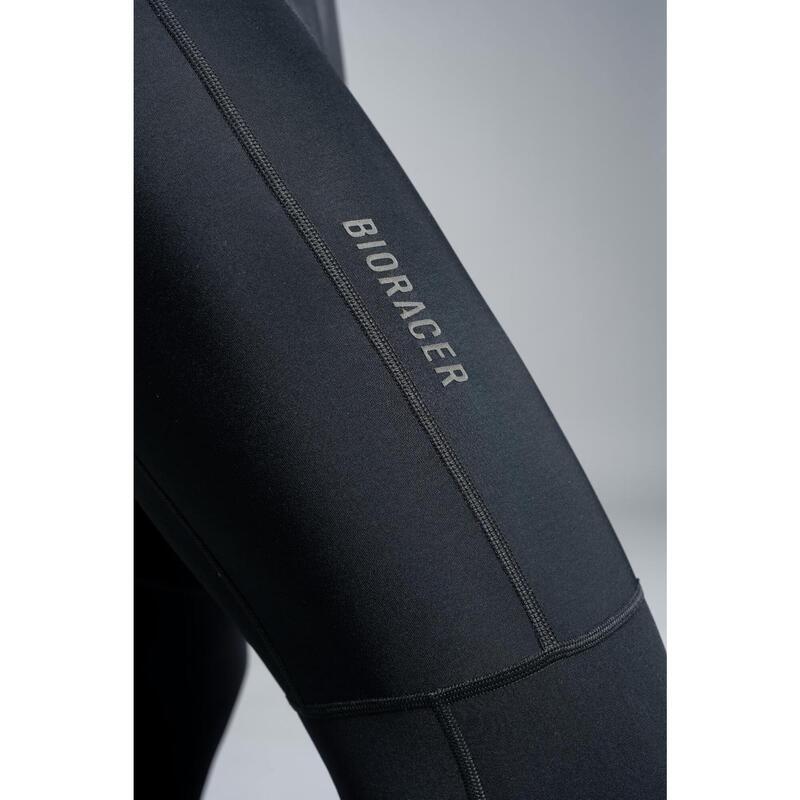 Long Cycling Bib Tights Winter Insulating Water-Repellent Men - Tempest Pixel Bl